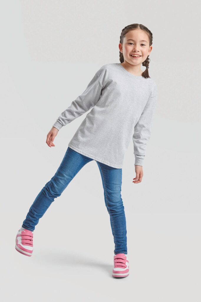 T-shirt enfant manches longues Valueweight