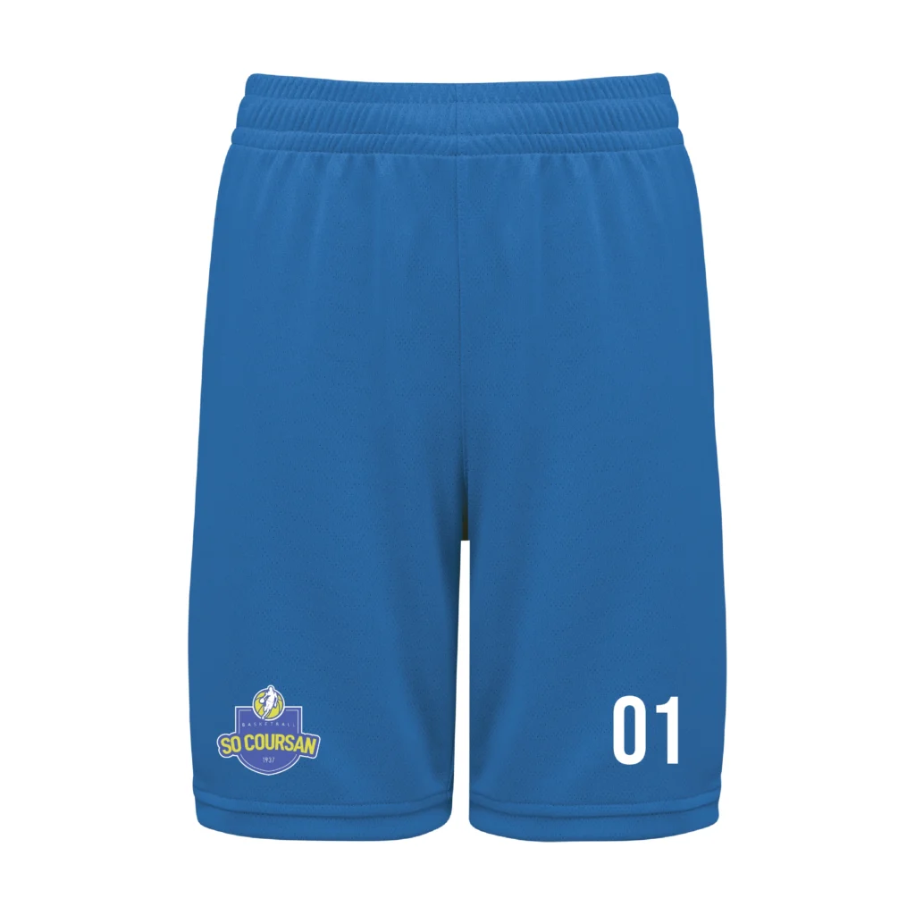 Short d'entrainement polyester - Adulte