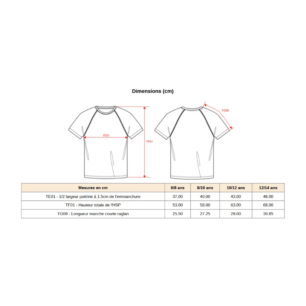 T-Shirt sport COURSAN - Enfant