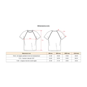 T-Shirt sport COURSAN - Enfant