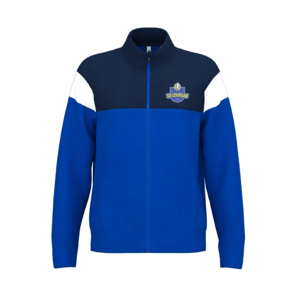 Veste d'entrainement polyester zippée - Adulte