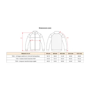 Veste d'entrainement polyester zippée - Enfant