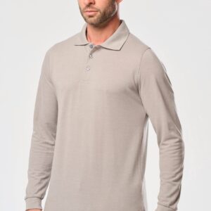 Polo manches longues homme