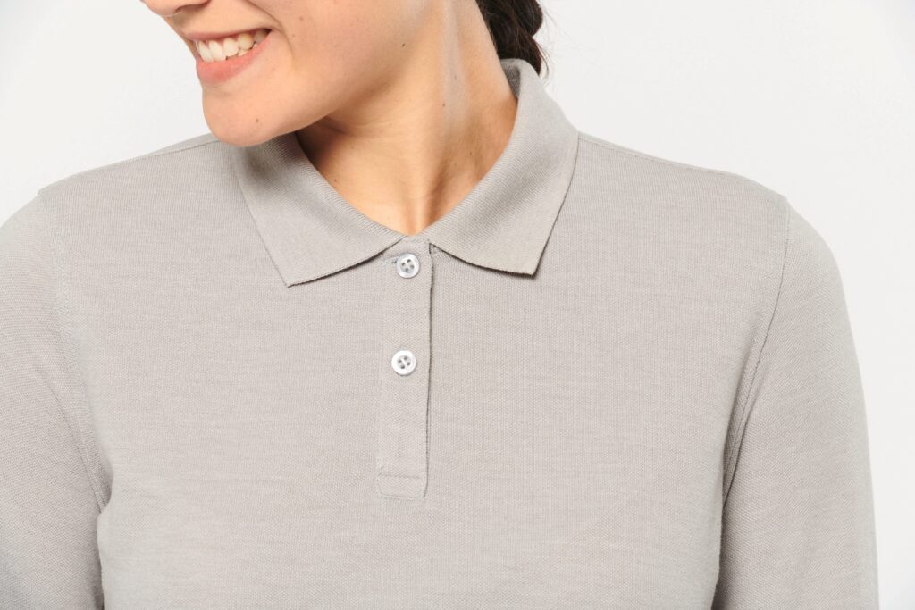 Polo manches longues femme