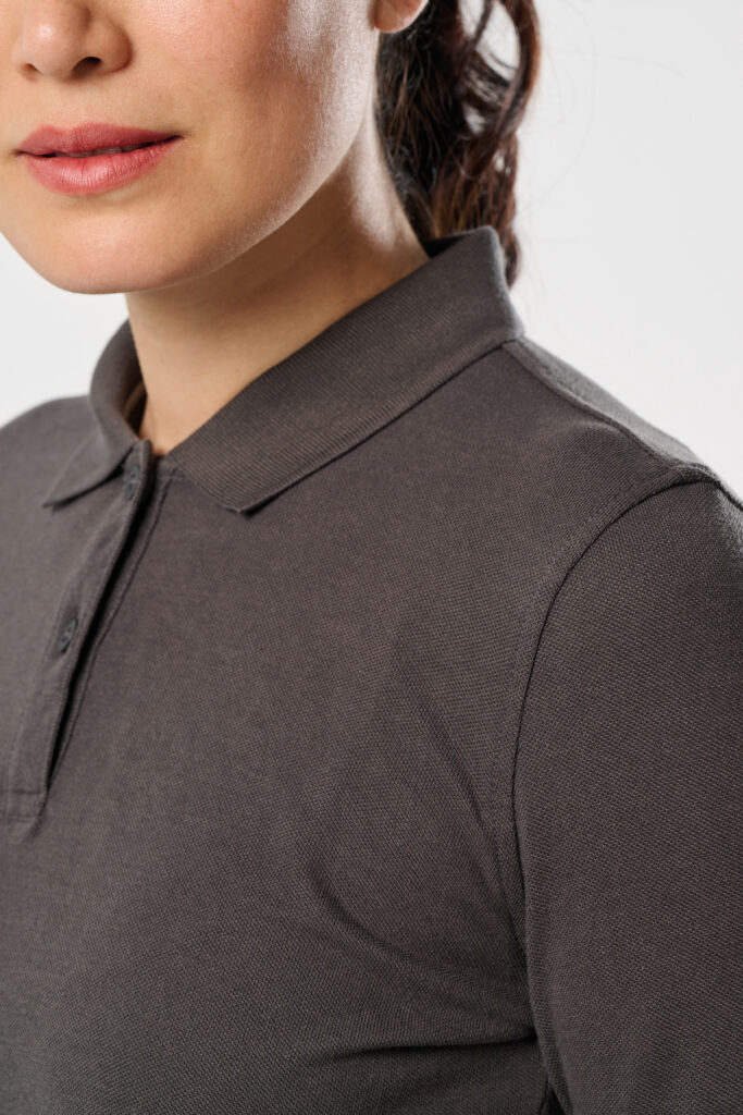 Polo manches longues femme