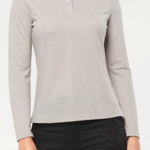 Polo manches longues femme