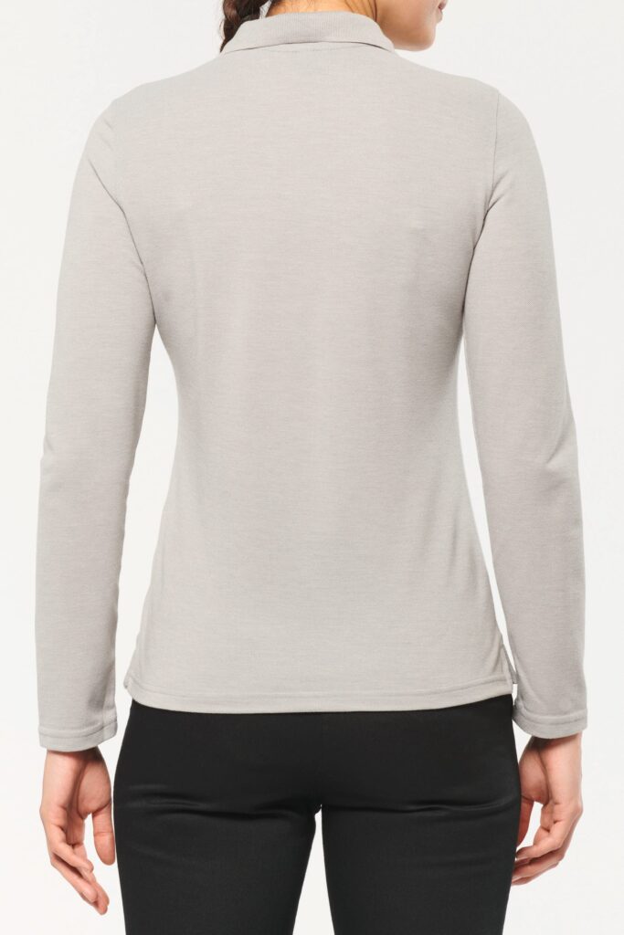 Polo manches longues femme
