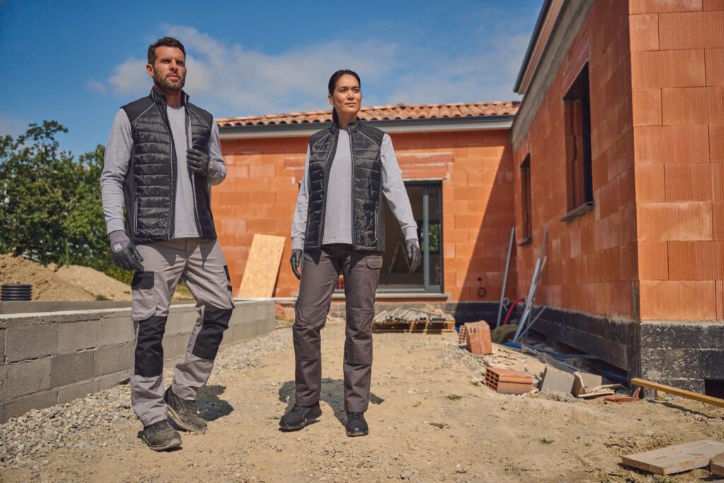 Pantalon de travail bicolore homme