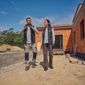 Pantalon de travail bicolore homme