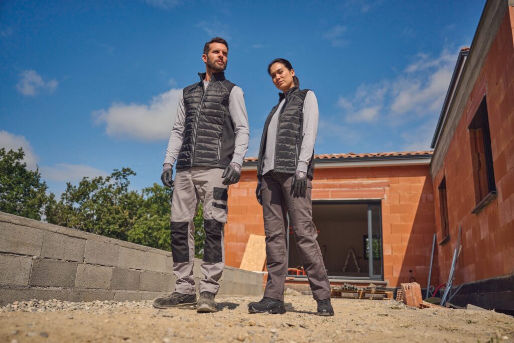 Pantalon de travail bicolore homme