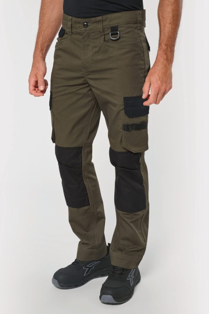 Pantalon de travail bicolore homme