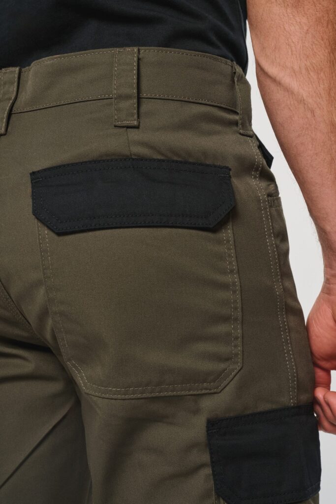 Pantalon de travail bicolore homme