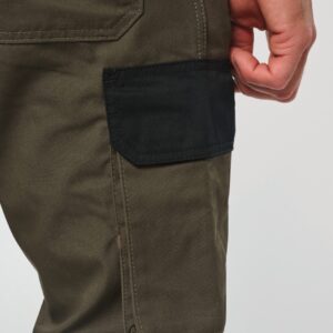 Pantalon de travail bicolore homme