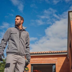Pantalon de travail bicolore homme