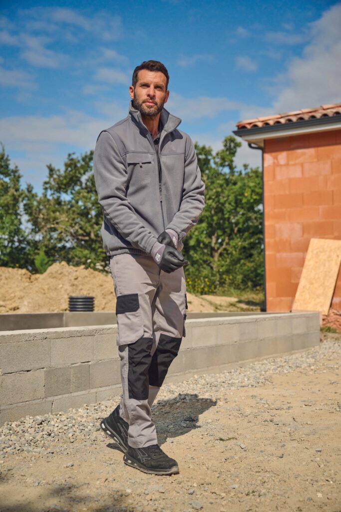 Pantalon de travail bicolore homme