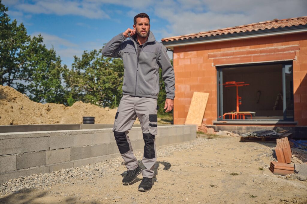 Pantalon de travail bicolore homme