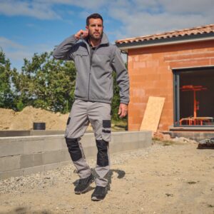 Pantalon de travail bicolore homme