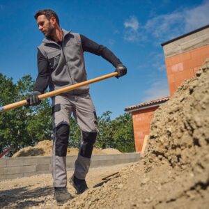 Pantalon de travail bicolore homme