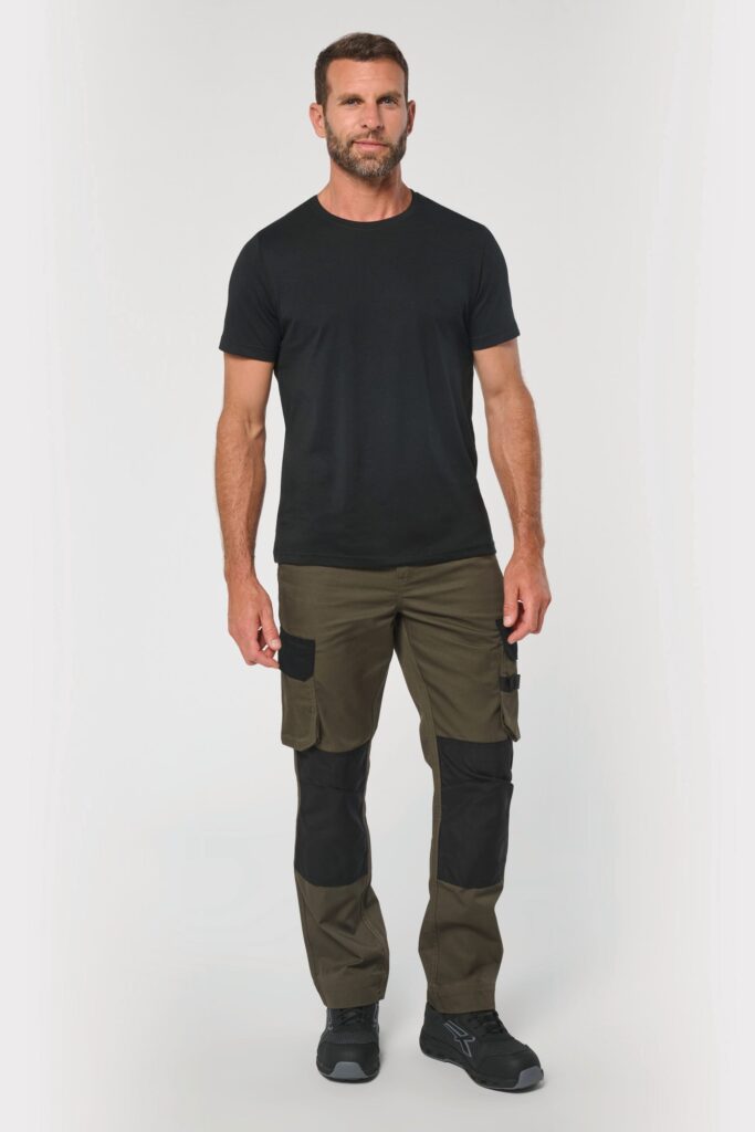 Pantalon de travail bicolore homme