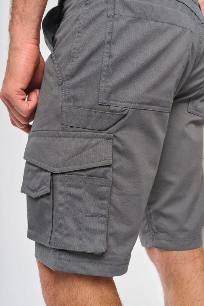 Bermuda de travail multipoches homme