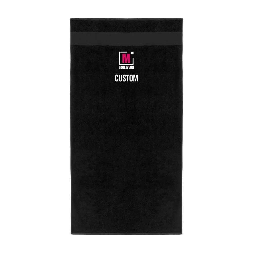 Serviette brodé coton - 50x100