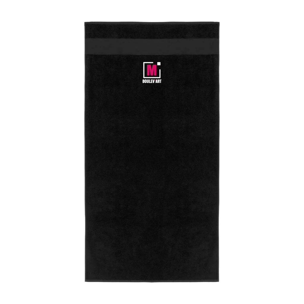 Serviette brodé coton - 50x100