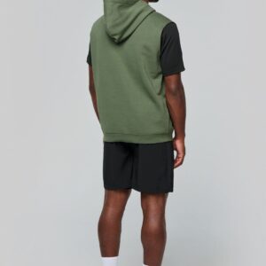 Sweat-shirt à capuche sans manches unisexe
