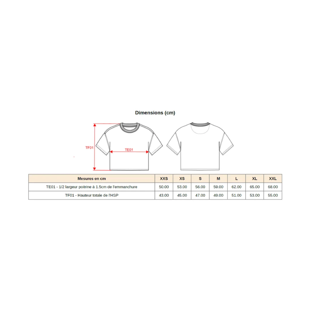 Sweat crop col rond manches courtes - Femme