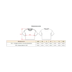 Sweat crop col rond manches courtes - Femme