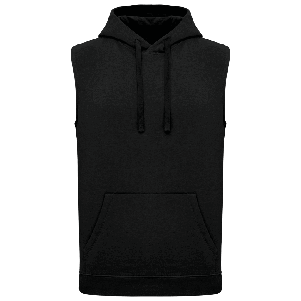 Sweat-shirt à capuche sans manches unisexe