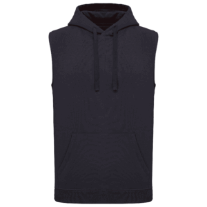 Sweat-shirt à capuche sans manches unisexe