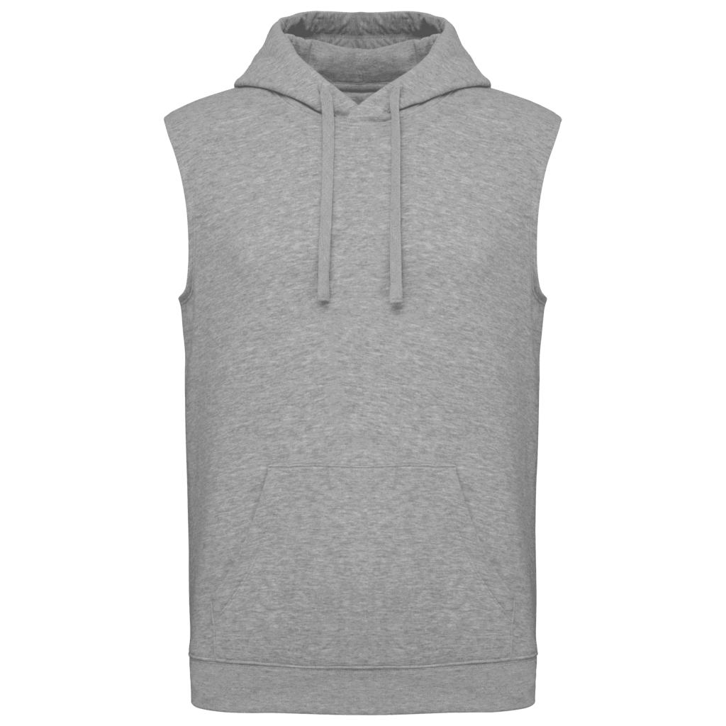 Sweat-shirt à capuche sans manches unisexe