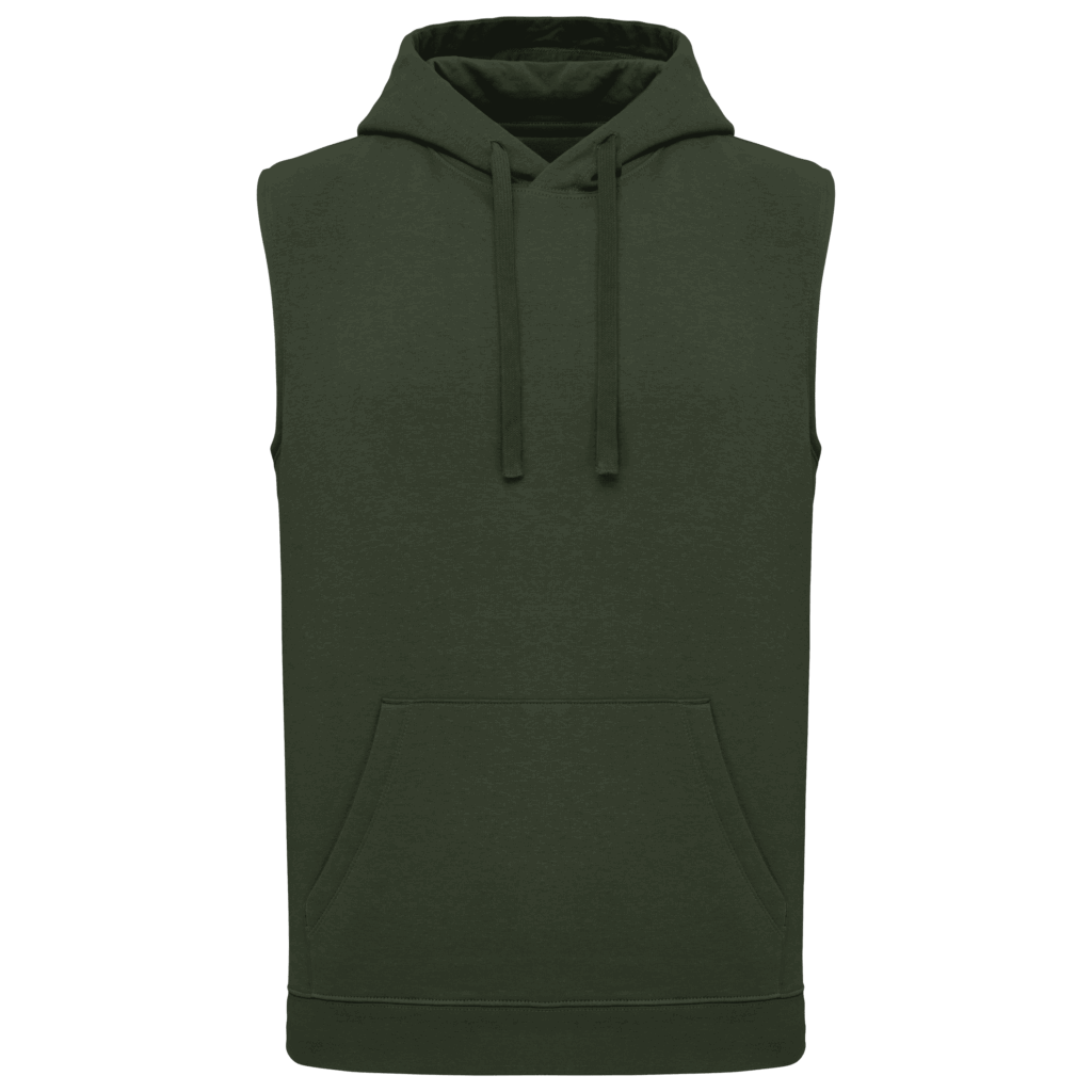 Sweat-shirt à capuche sans manches unisexe