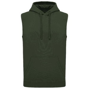 Sweat-shirt à capuche sans manches unisexe