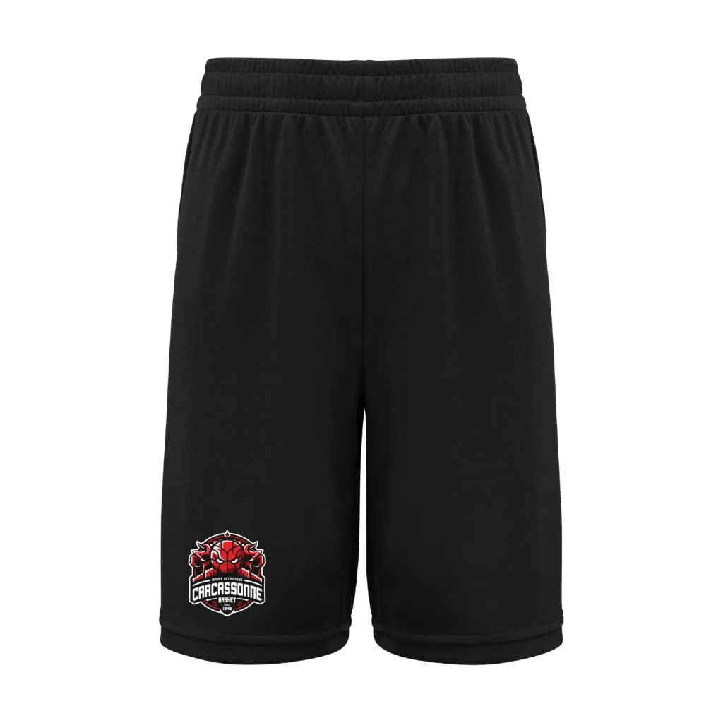 Short d'entrainement - Enfant - Noir