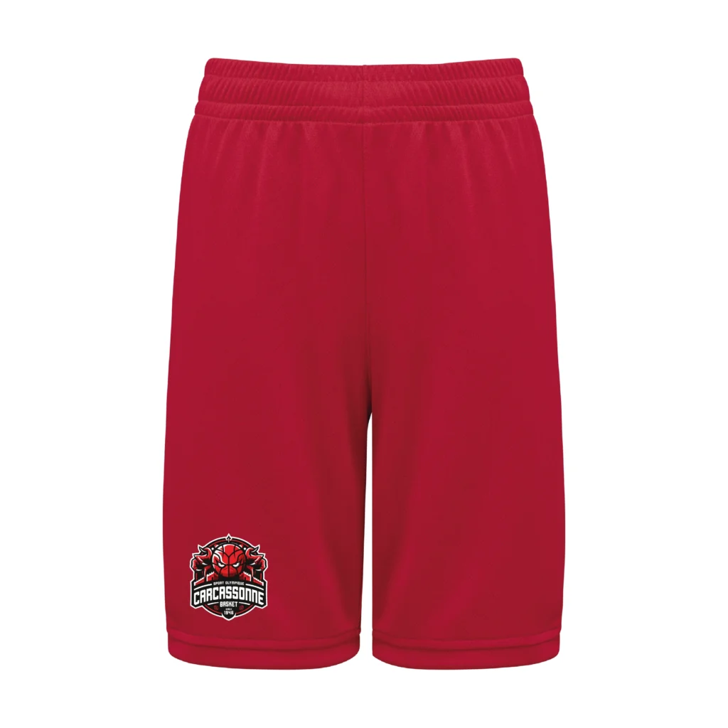 Short d'entrainement - Adulte - Rouge