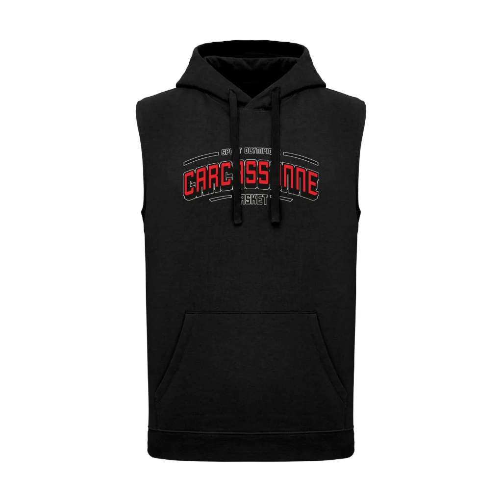 Sweat à capuche sans manches Carcassonne - Adulte