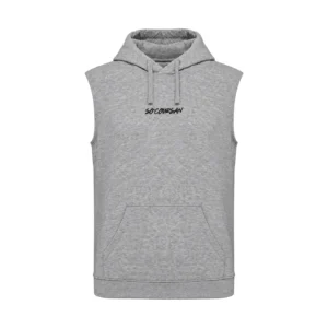 Sweat à capuche brodé sans manches - Adulte