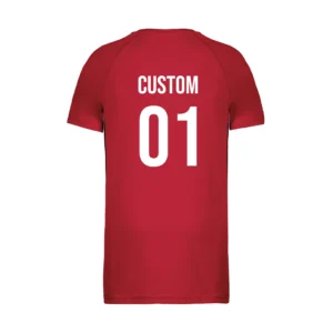T-Shirt sport Carcassonne - Enfant - Rouge