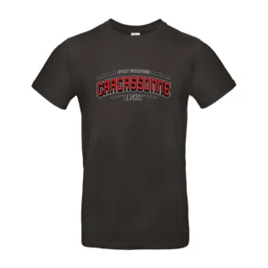 T-Shirt coton Carcassonne - Adulte - Noir