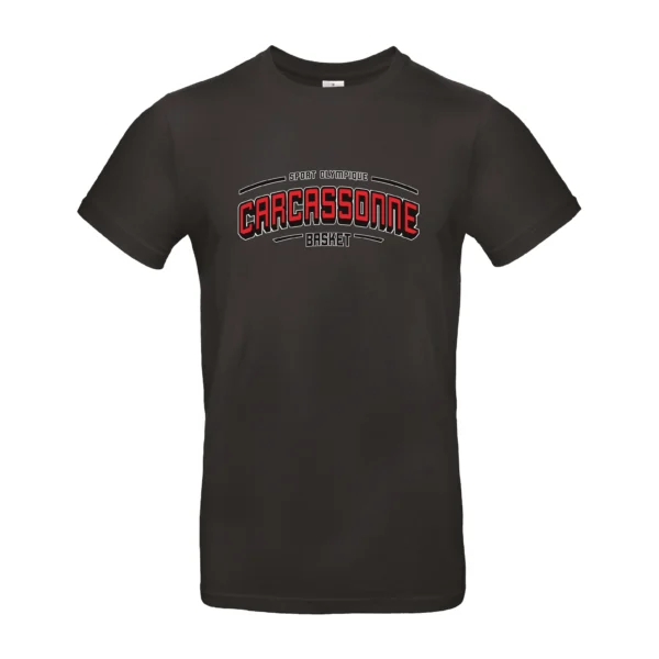 T-Shirt coton Carcassonne - Adulte - Noir